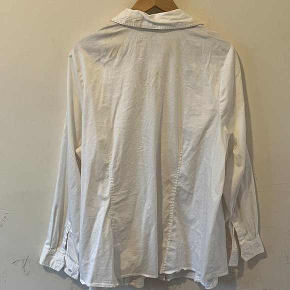 LANE BRYANT | Women's Button Down Shirt White - Picture 2 of 9